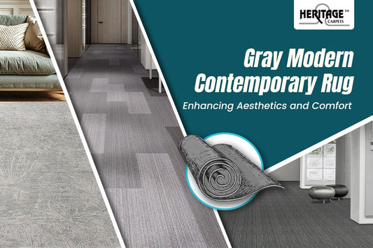 Gray Modern Contemporary Rug For Your Living Room