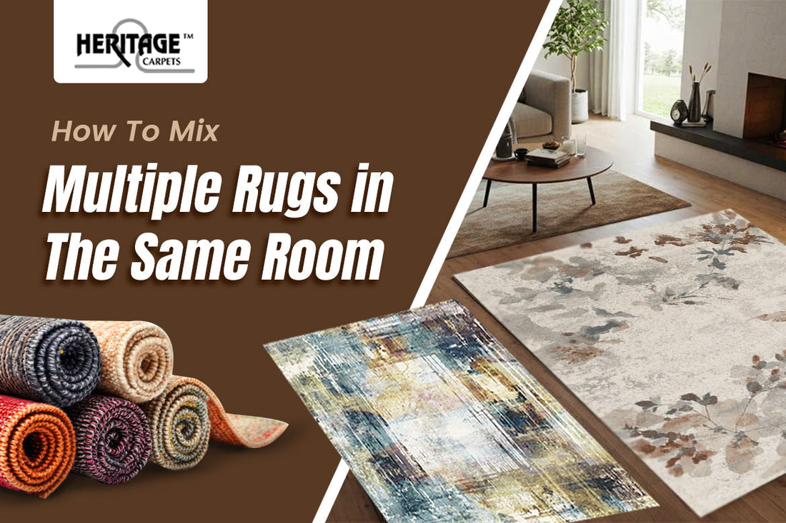 How To Mix Multiple Rugs in The Same Room 