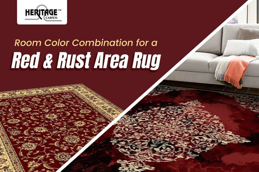 Room Color Combination for a Red & Rust Area Rug