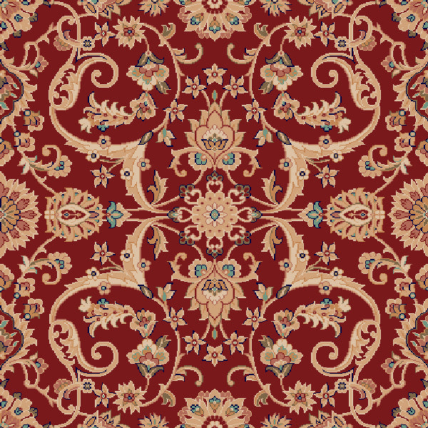 493R-Toreador Red (Pattern Repeat: 100cm x 100cm)