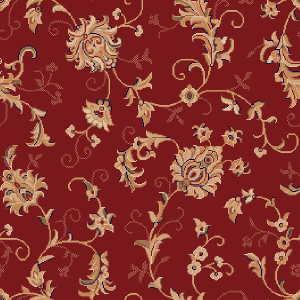 496R-Divine Red (Pattern Repeat: 80cm x 75cm)