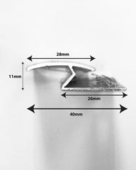 Zig Zag Edging - Silver